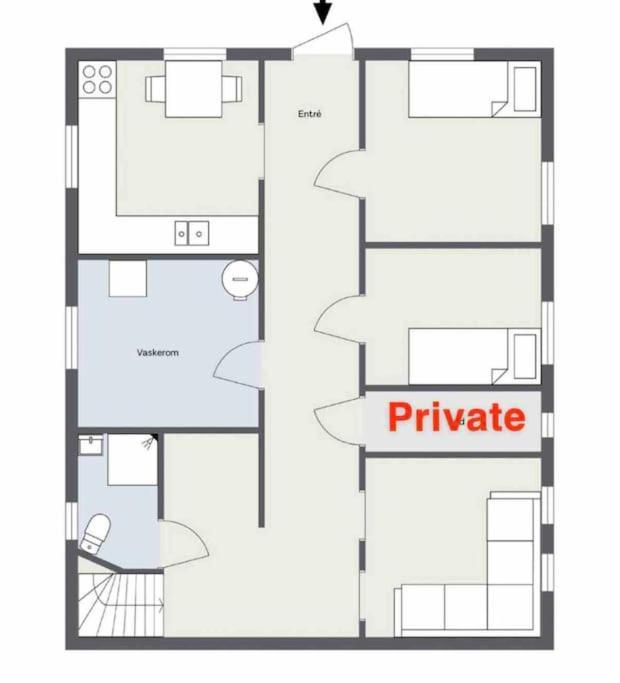 Central Apartment In Tromso With Parking Place Exterior foto